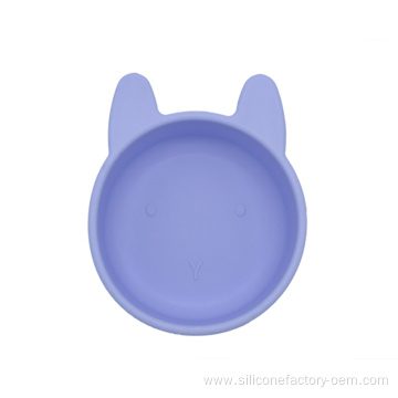 Children'S Suction Cup Non-Slip Feeding Silicone Bowl